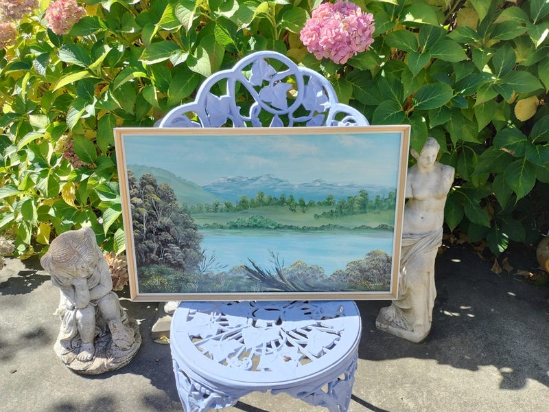 Original Signed Painting by Joy Friis (a/f) Carousel 1