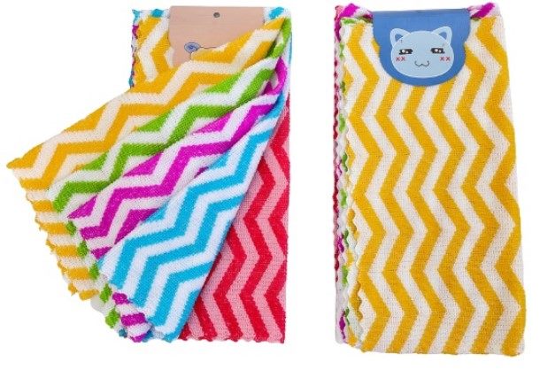 5 Pack Microfibre Cloth Cleaning Towel / 5Pk Cleaning Rags / Polishing Cloth Carousel 1