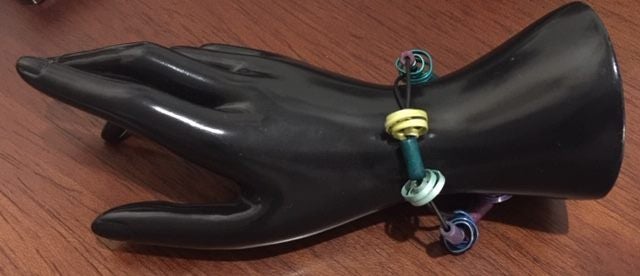 Hand Made Polymer Clay and Metal Beads Bracelet Carousel 3