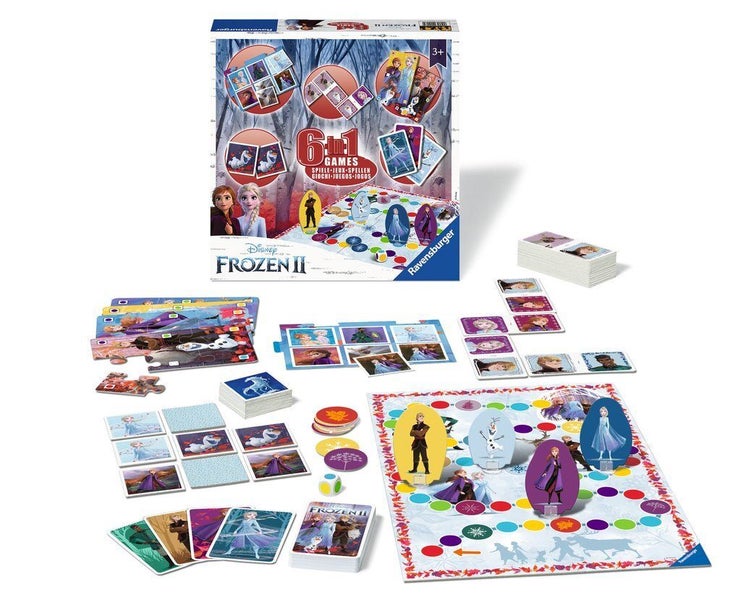 Ravensburger - Disney Frozen 2 - 6-in-1 Games Carousel 2