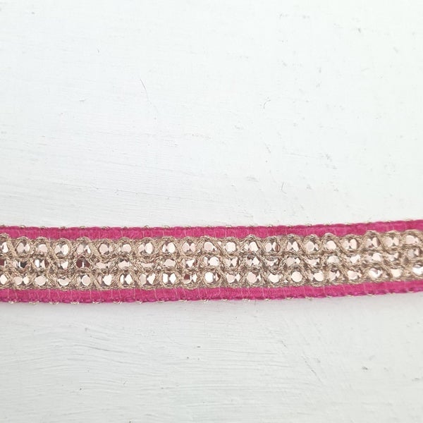 Pink Indian Trim Carousel 1