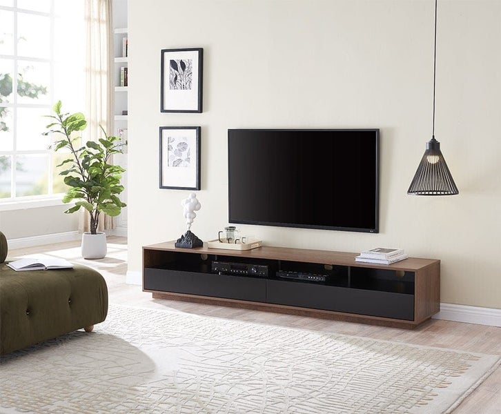 Tauris Suave TV Cabinet 200cm - Dark Oak Carousel 1