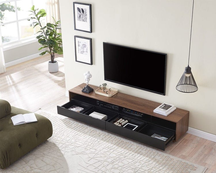 Tauris Suave TV Cabinet 200cm - Dark Oak Carousel 2