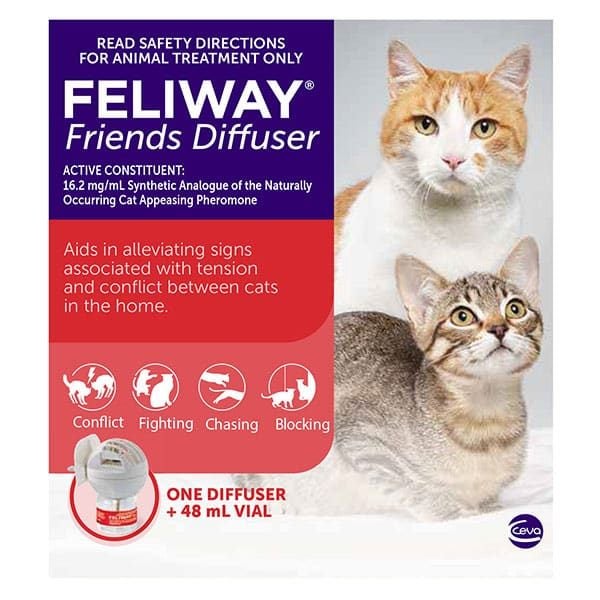 Feliway Friends diffuser set and 48ml vial with AFTERPAY Carousel 1