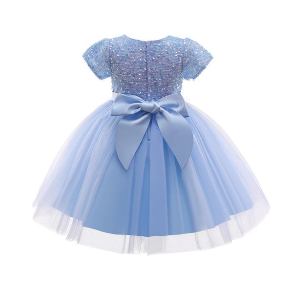 Sequin Blue Princess Birthday Dress Costume 110-140CM Carousel 2