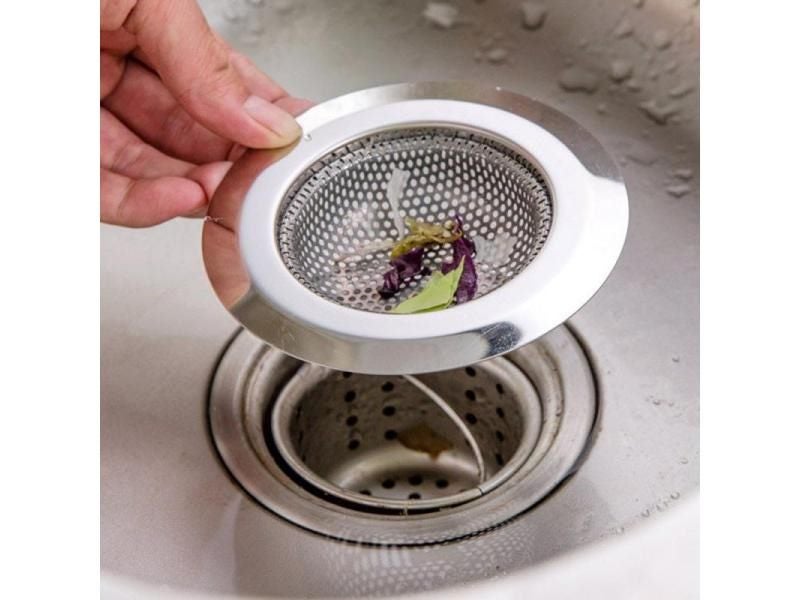 1PC Stainless Steel Sink Strainer For Bath Kitchen Carousel 2