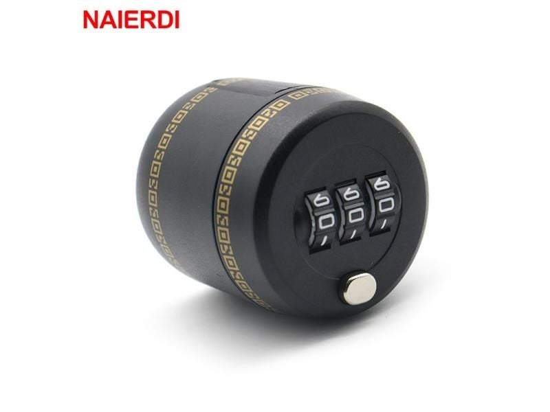 NAIERDI Plastic Bottle Password Lock Combination Lock Wine Stopper Vacuum Plug Carousel 2