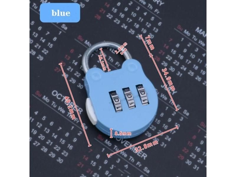 KK FING Luggage Travel Digit Number Code Lock Combination Padlock Safe Lock For Carousel 1