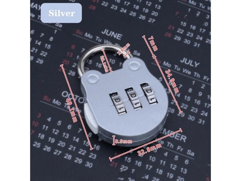 KK FING Luggage Travel Digit Number Code Lock Combination Padlock Safe Lock For Carousel 1