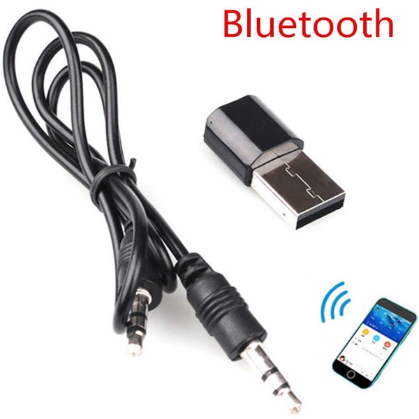 Mini 3.5MM USB Bluetooth Wireless Stereo Audio Music Receiver For Car Stereo Aux Carousel 1