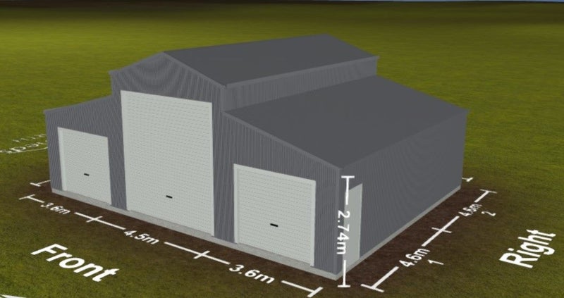 Farm Shed Kitset American Barn 108sqm Carousel 2