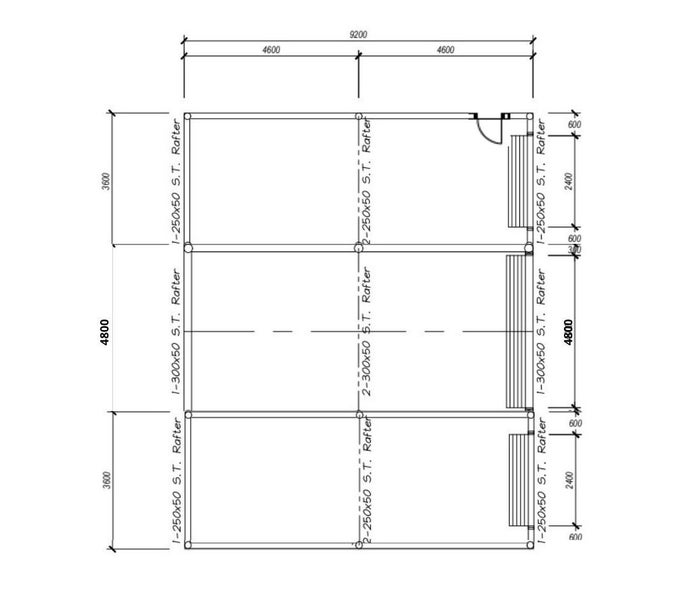 Farm Shed Kitset American Barn 108sqm Carousel 4