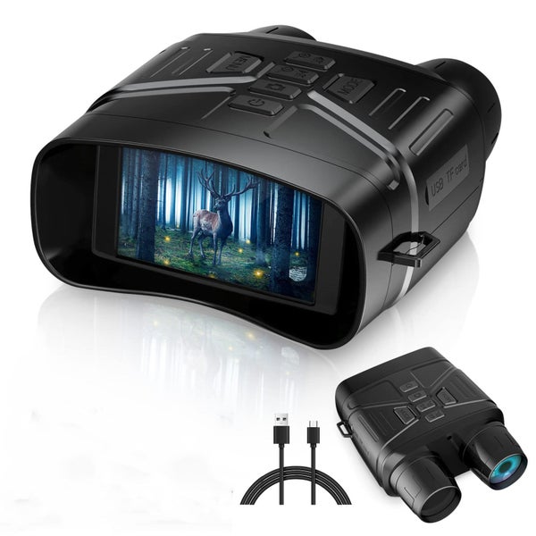 4K Night Vision Binoculars for Adults Large Screen Binoculars can Save Photo and Carousel 2