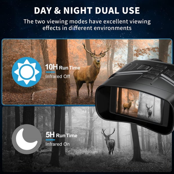 4K Night Vision Binoculars for Adults Large Screen Binoculars can Save Photo and Carousel 2
