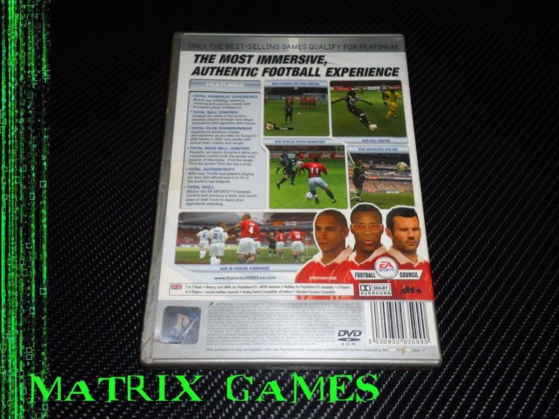 FIFA Football 2003 (Playstation 2, 2002) Carousel 2
