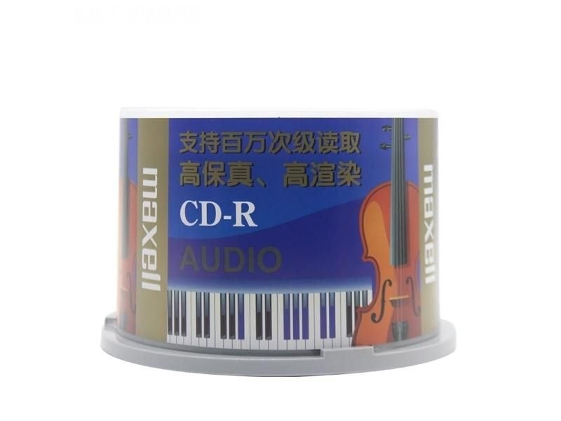 Maxell AUDIO CD-R Disc Blank CD Disk Music CDR Discs 80min 700MB 32X 50Pcs/Lot Carousel 2