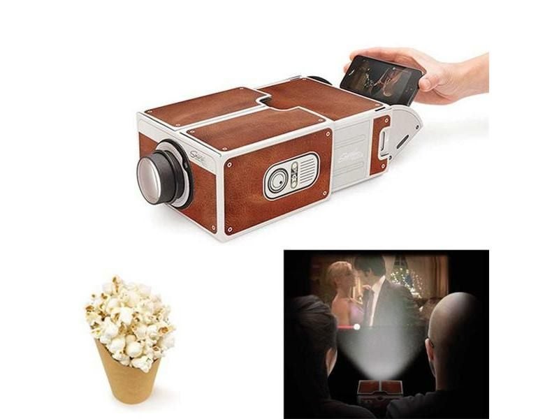 3D Projector Cardboard Mini Smartphone Projector Light Novelty Adjustable Carousel 2
