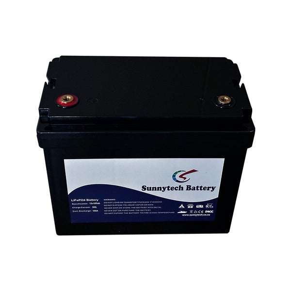 12V(12.8V) 100AH LITHIUM IRON PHOSPHATE (LiFePO4) BATTERY + BMS&BLUETOOTH (CATL) Carousel 1