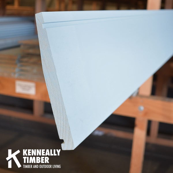 190x21mm RADIATA BEVEL BACK WEATHERBOARD PRE PRIMED FINGER JOINTED CLEARS GRADE Carousel 2