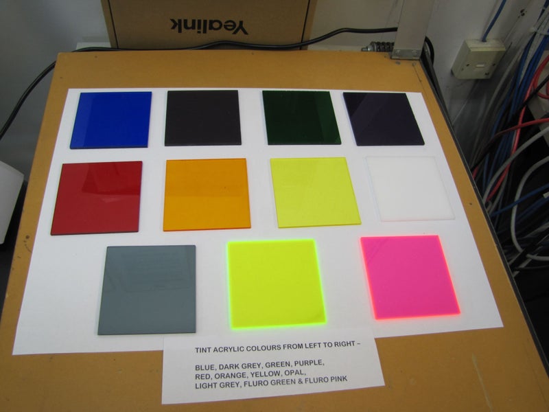 Acrylic (Perspex) 3mm tint acrylic 300 x 300 Carousel 2