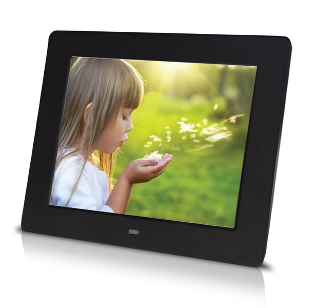 7" Digital Photo Frame Multimedia Player Usb Card Reader Jpeg Mp3 Avi Black Carousel 1
