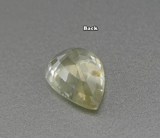1.24CT UNHEATED PEAR CUT 100% NATURAL LIGHT YELLOW SAPPHIRE Carousel 3