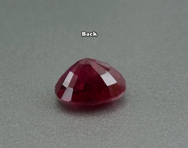 1.33CT EXCELLENT OVAL CUT 100% NATURAL BLOOD RED RUBY Carousel 4