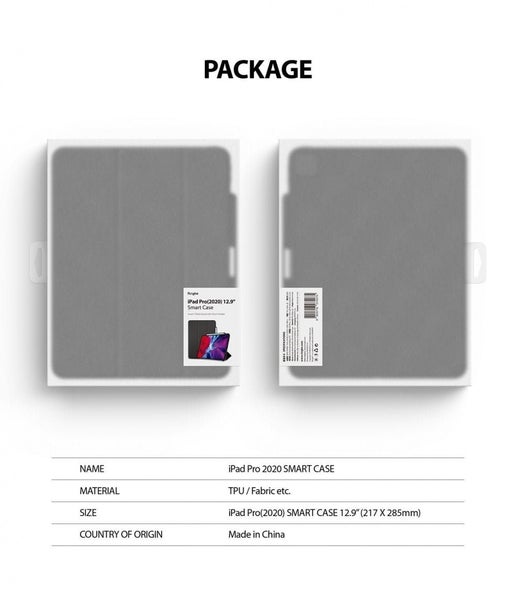 Apple iPad Pro 2020 (12.9") Smart Magnetic Flip Gray Case By Ringke Carousel 9