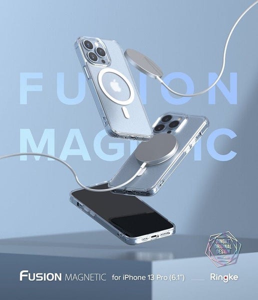 iPhone 13 Pro Case Fusion Magnetic Matte Clear By Ringke Carousel 2