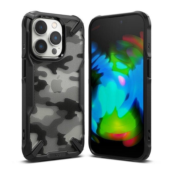 iPhone 14 Pro Max Case 6.7" Fusion X Design Camo Black By Ringke Carousel 1