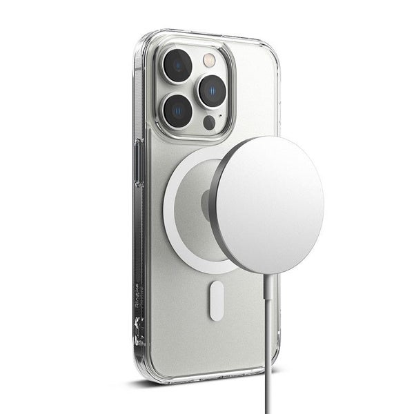 iPhone 14 Pro 6.1" Magsafe Case Fusion Magnetic Matte Clear By Ringke Carousel 2