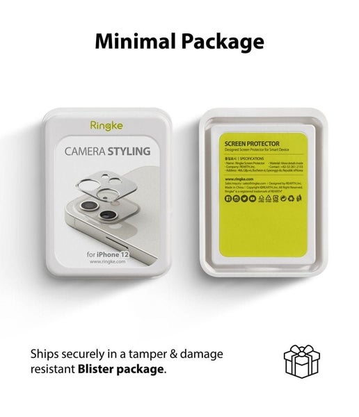 iPhone 12 Camera Styling Silver Color Ringke Carousel 5