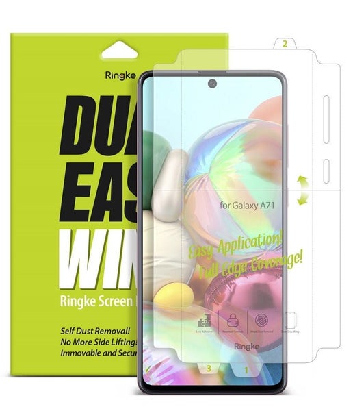 Samsung Galaxy A71 Screen Protector Dual Easy Wing Film By Ringke Carousel 1