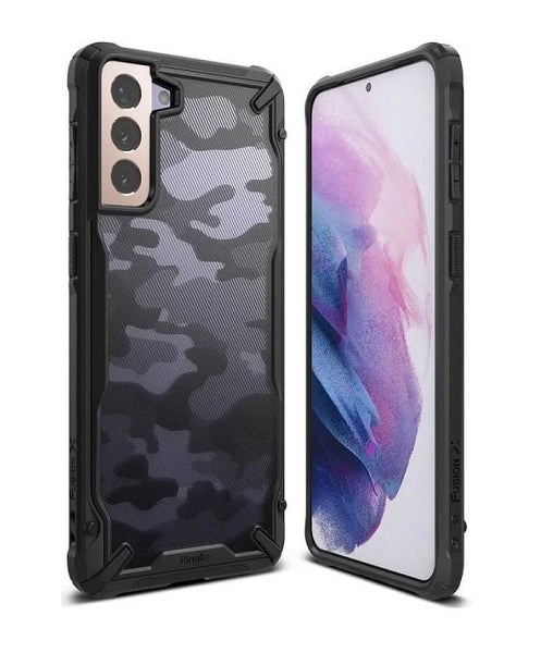 Samsung Galaxy S21 Case ( Camo Black ) - Ringke FUSION X Design Carousel 1