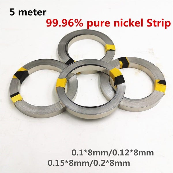 NZ Stock 5M Pure Nickel Strip 99.96% for 18650 Battery Spot Welding - 0.12/0.... Carousel 1