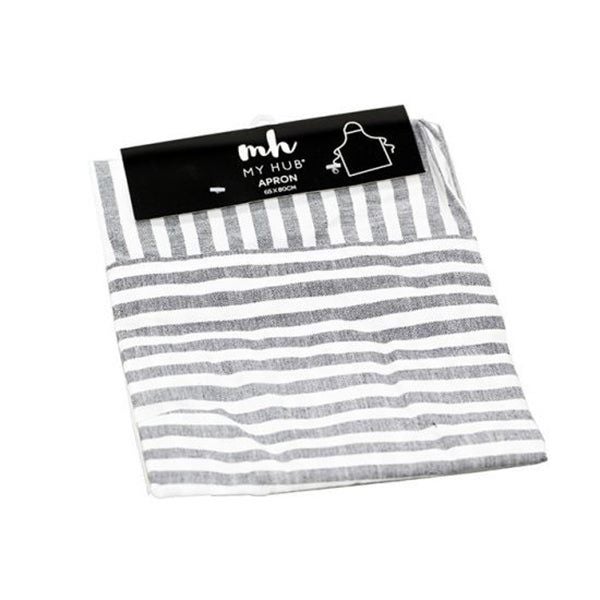 My Hub Polyester Cotton Striped Apron 65 x 80 cm Carousel 2
