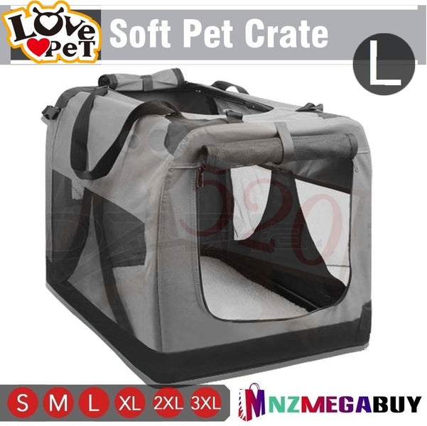 Dog Travel Cage Collapsible Dog Pet Soft Crate 70cm * LOVEPET® Carousel 2