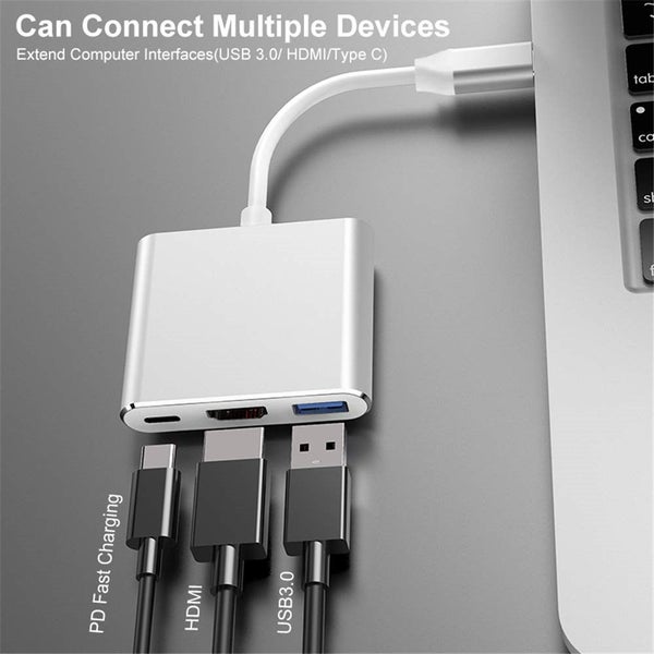 USB C to HDMI Adapter, Compatible with MacBook, iPad Pro, Surface Carousel 1