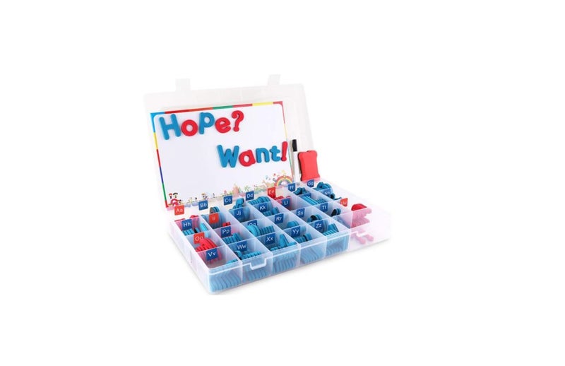 PTN 104pcs Magnetic Letters Foam Alphabet ABC Fridge Magnets Carousel 1