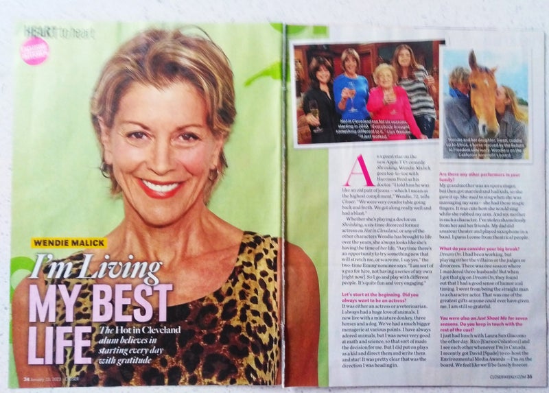 Wendie Malick - Hot in Cleveland star magazine clippings Carousel 1