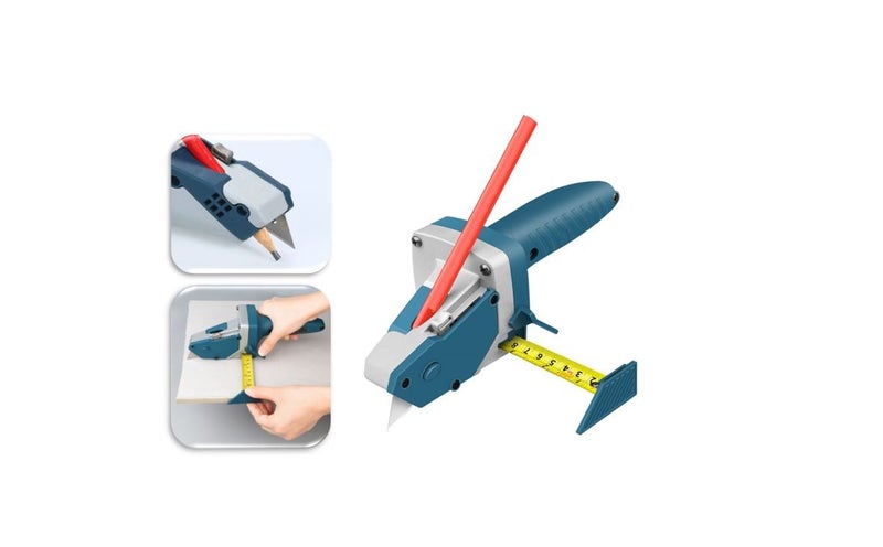 PTN 5M Drywall Axial Cutter Measuring Tape Drywall Axe SawPlasterboard Pruner Carousel 1