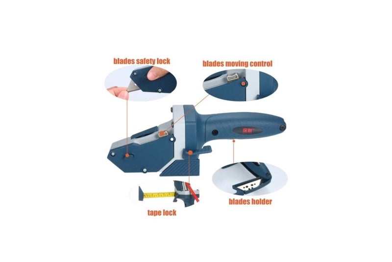 PTN 5M Drywall Axial Cutter Measuring Tape Drywall Axe SawPlasterboard Pruner Carousel 2