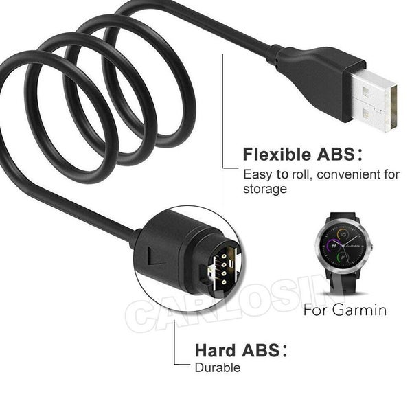 USB Charger Charging Dock Cable For Garmin Fenix 7 6 5 Vivoactive 4 3 Forerunner Carousel 2