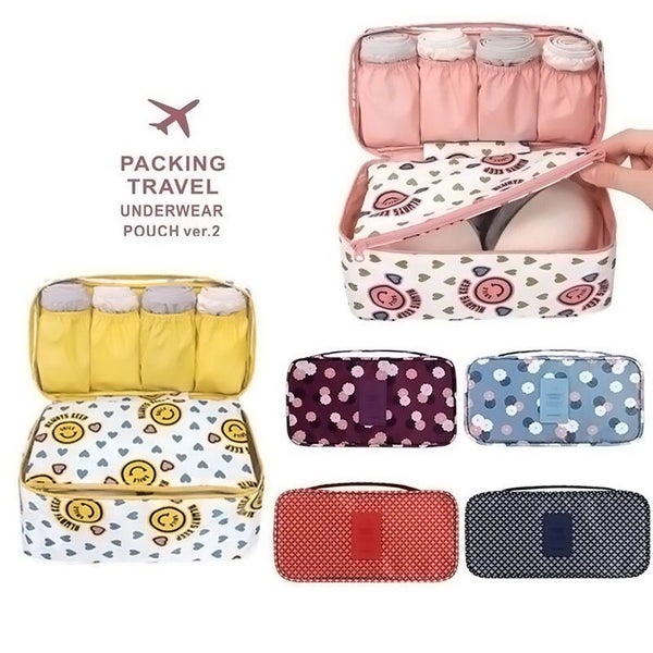 Travel Underwear Storage Bag Bra Organizer Storage Bag Travel Bag Carousel 1