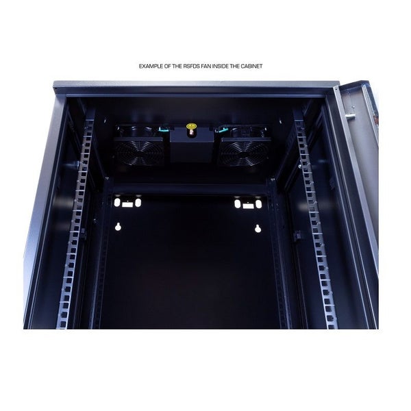 DYNAMIX 24RU Wall Mount Cabinet RSFDS24-600 - 600mm Deep Universal Swing with... Carousel 8