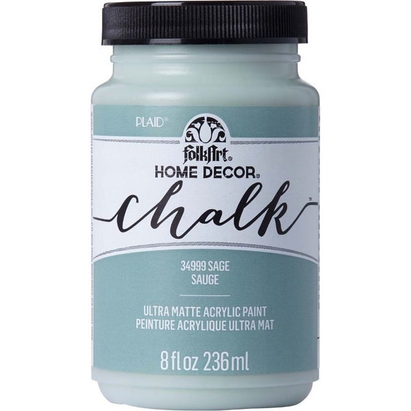 Folk Art Home Decor Chalk Acrylic Paint 8oz/236ml SAGE 34999 Carousel 1