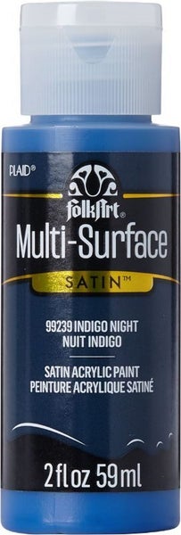 Folk Art Multi-surface Acrylic Paint 2oz/59ml INDIGO NIGHT 99239 Carousel 1