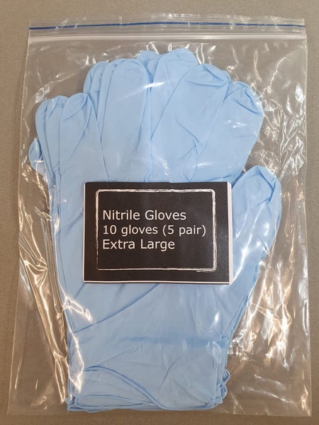 Sky Blue Nitrile Gloves Carousel 4