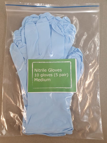 Sky Blue Nitrile Gloves Carousel 2