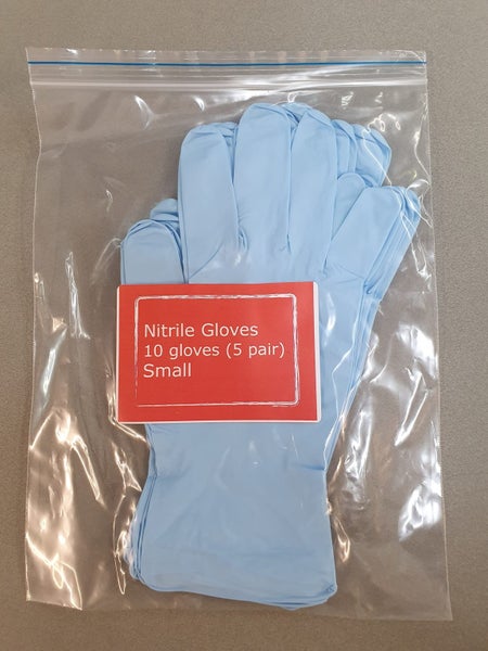 Sky Blue Nitrile Gloves Carousel 1